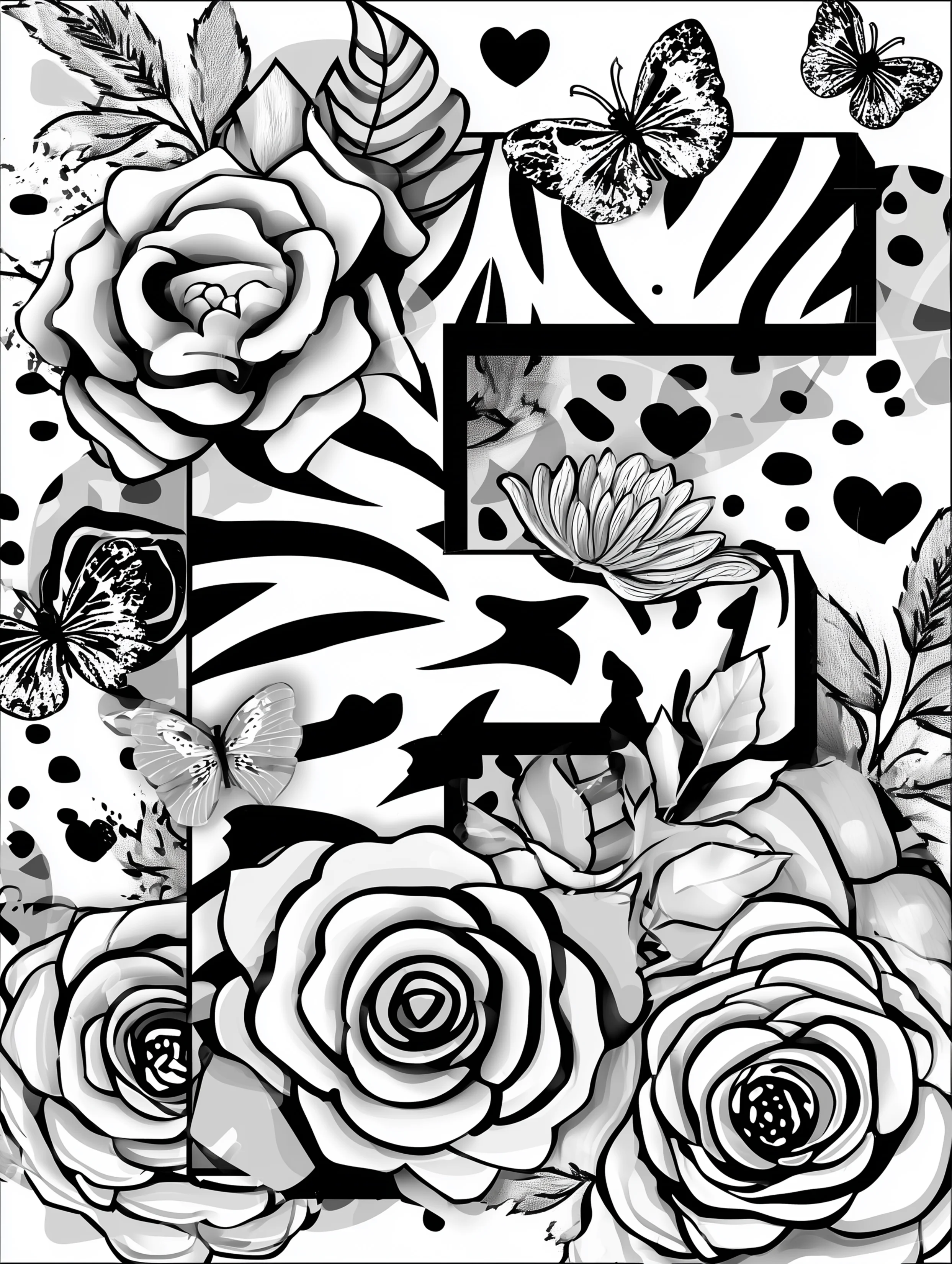 Free printable letter coloring page for adults featuring the letter F